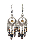 Ember Veil — Filigree Chandelier Earrings
